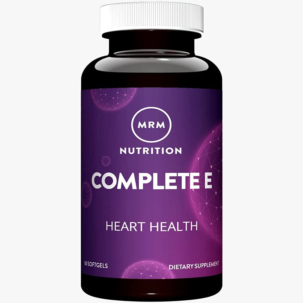 MRM Complete E, botella de cápsulas, antioxidante natural para apoyo general.