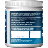 MRM Creatina mezclar con agua para bebida rápida de Frambuesa Azul.