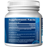 MRM Creatina Monohidratada, cuchara en agua, facilita mezcla rápida para recuperación después del entrenamiento.