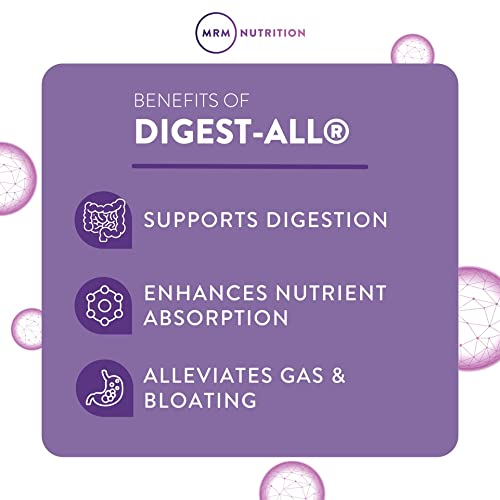 Detalle de la etiqueta Digest-All que sugiere bienestar digestivo diario