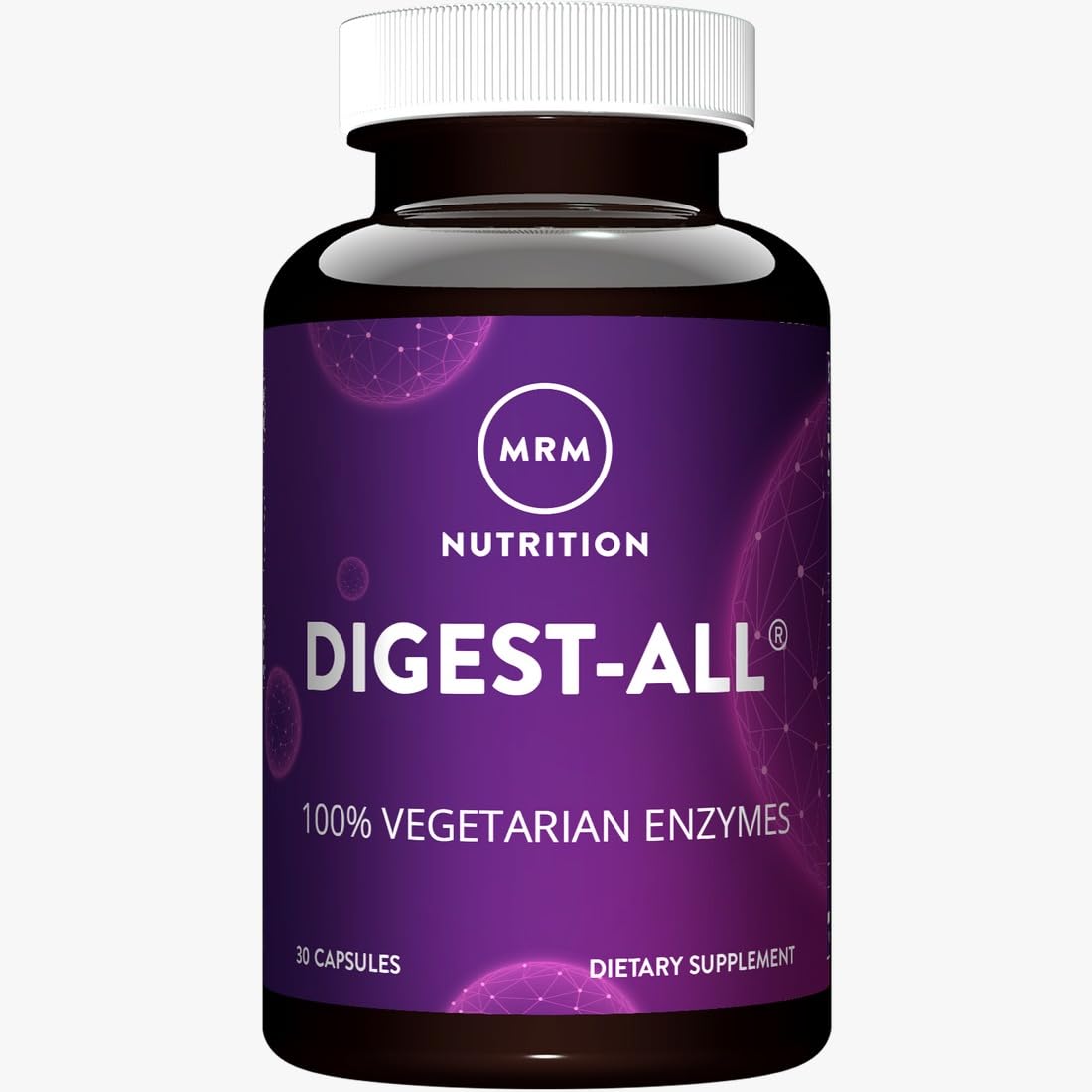MRM Digest-All frasco con cápsulas para uso diario