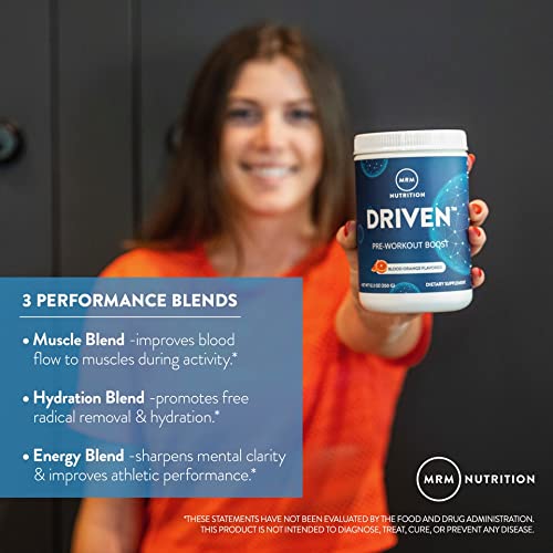 MRM Driven Pre-Entrenamiento, visual de hidratación, soporte para rendimiento y hidratación durante el entrenamiento