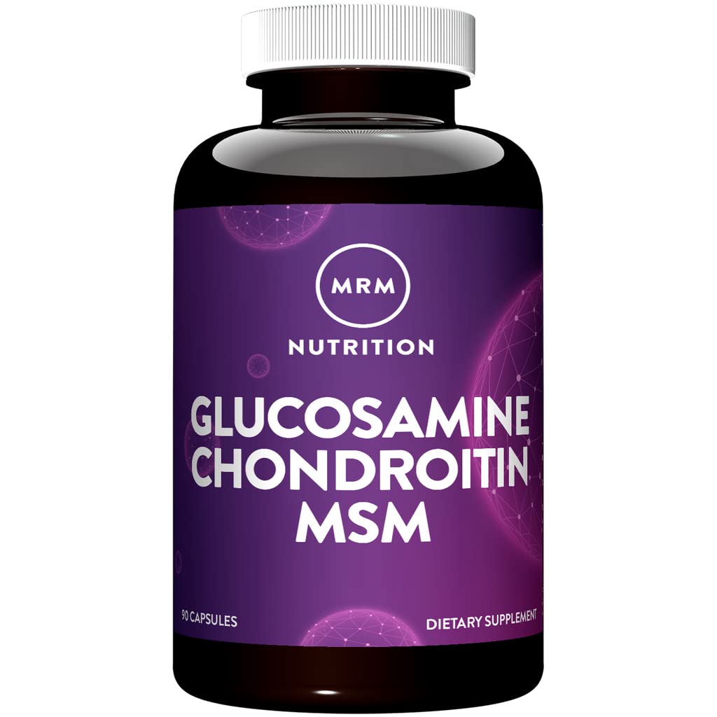 MRM Glucosamina Condroitina MSM frasco capsulas para movilidad articular