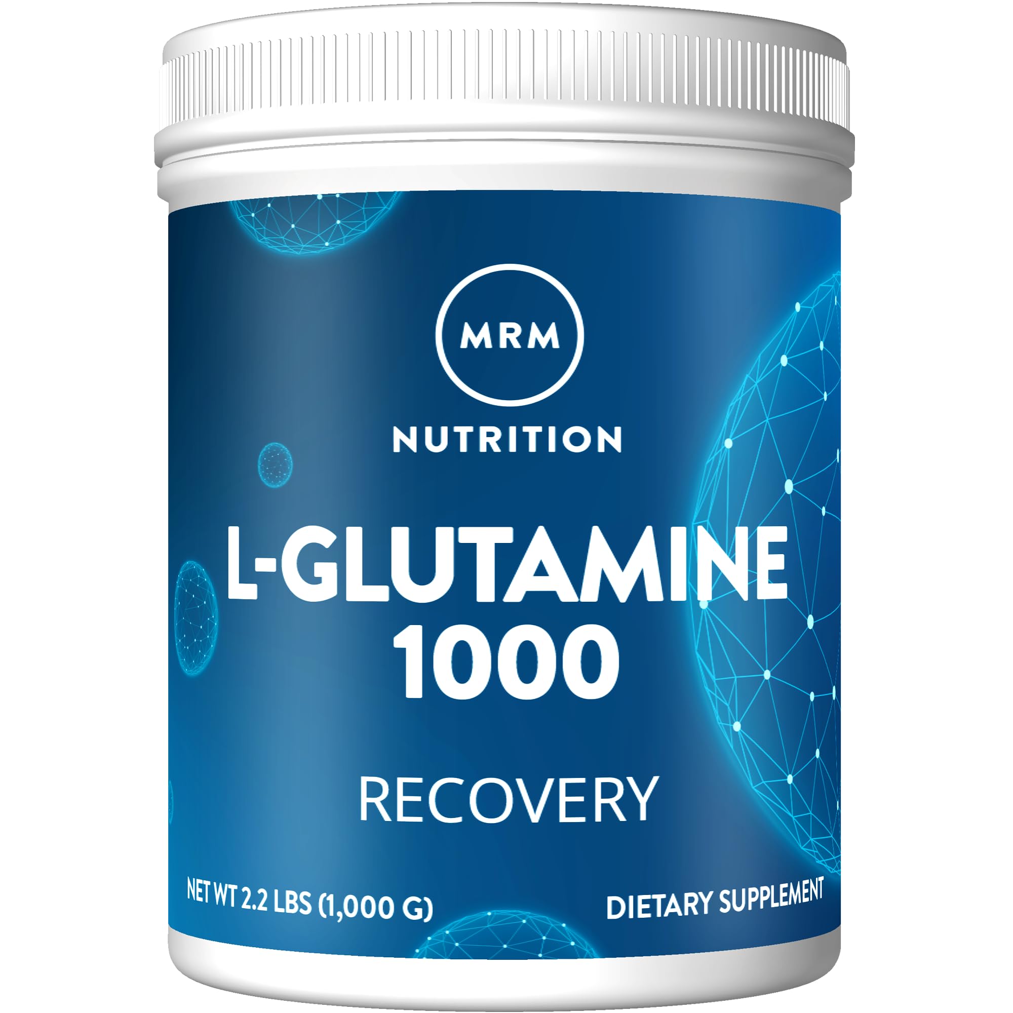 MRM L-Glutamina en polvo para apoyo digestivo y equilibrio intestinal.