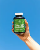 MRM Maximizador Óseo Vegano empaque que sugiere huesos fuertes