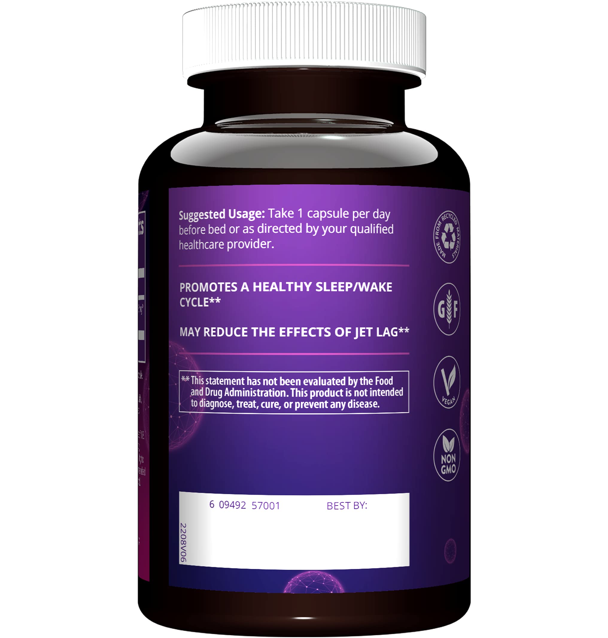 MRM Melatonina 3 mg caja, formato compacto para dormir mejor