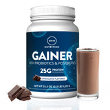 MRM Nutrition Gainer polvo chocolate para apoyar ganancia de masa muscular