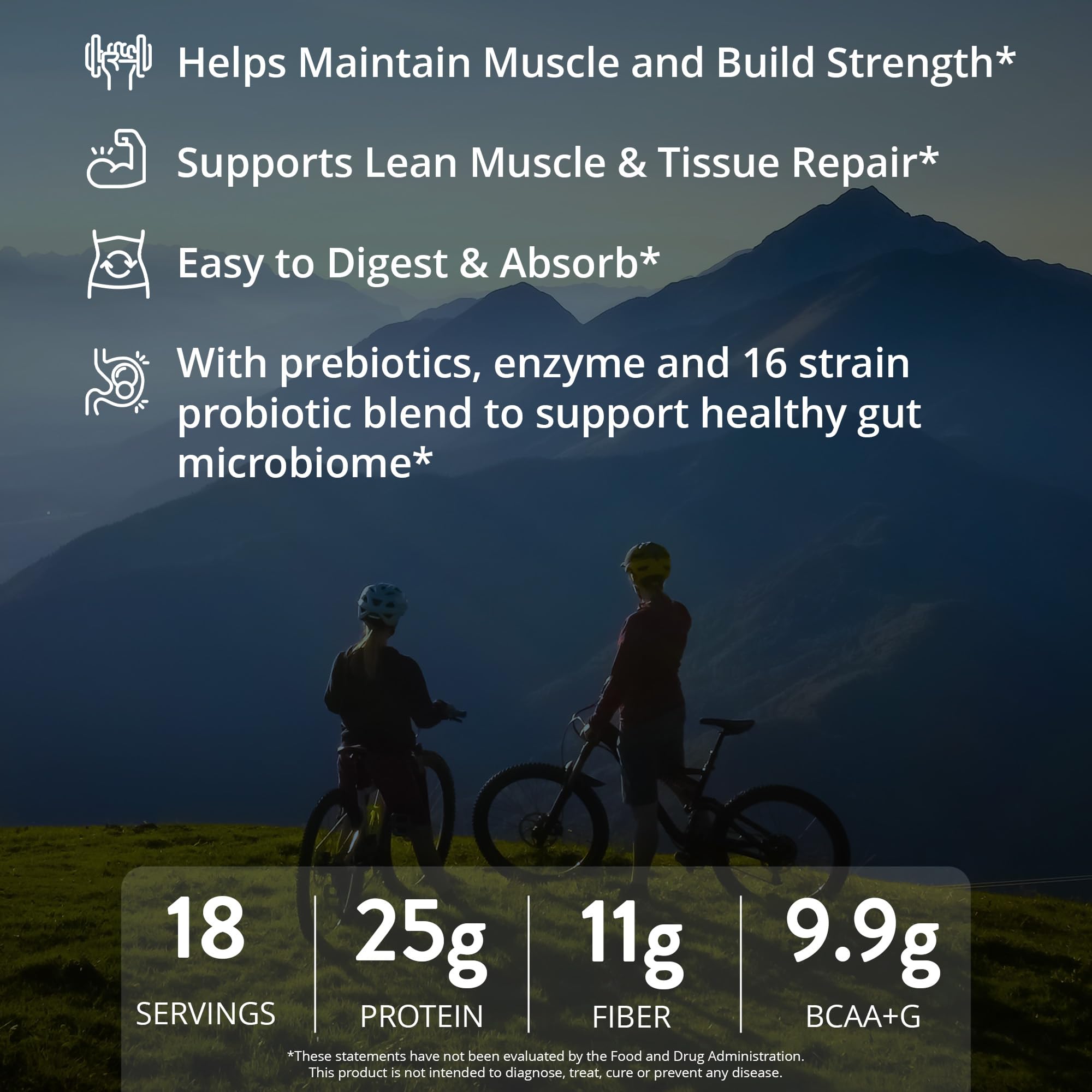MRM Nutrition Gainer probióticos digestivos para salud intestinal