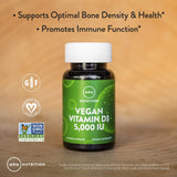 Presentación de MRM D3 vegana 5000 UI, opción para veganos.