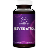 MRM Resveratrol botella vertiendo, posible apoyo antioxidante para el día a día