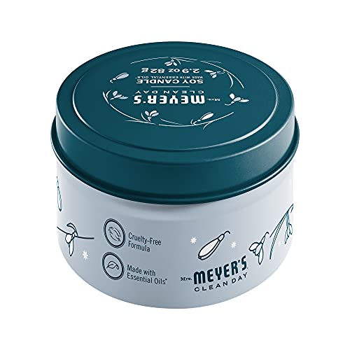 Vela de lata Mrs. Meyer's Clean Day aroma toronja-mandarina campanilla-nieve
