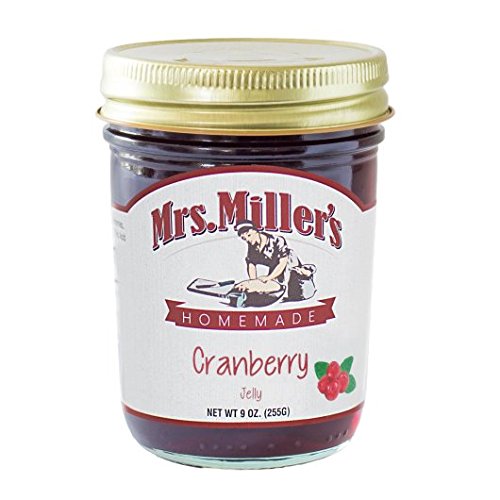 Mrs. Miller's gelatina de arándano, vista frontal, ideal para tostadas y desayunos