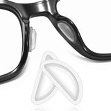 Mr.ZzjOOj almohadillas nasales de silicona para gafas, comodidad suave.