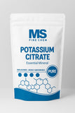 MS Finechem Citrato de Potasio en polvo para uso diario y recetas simples.