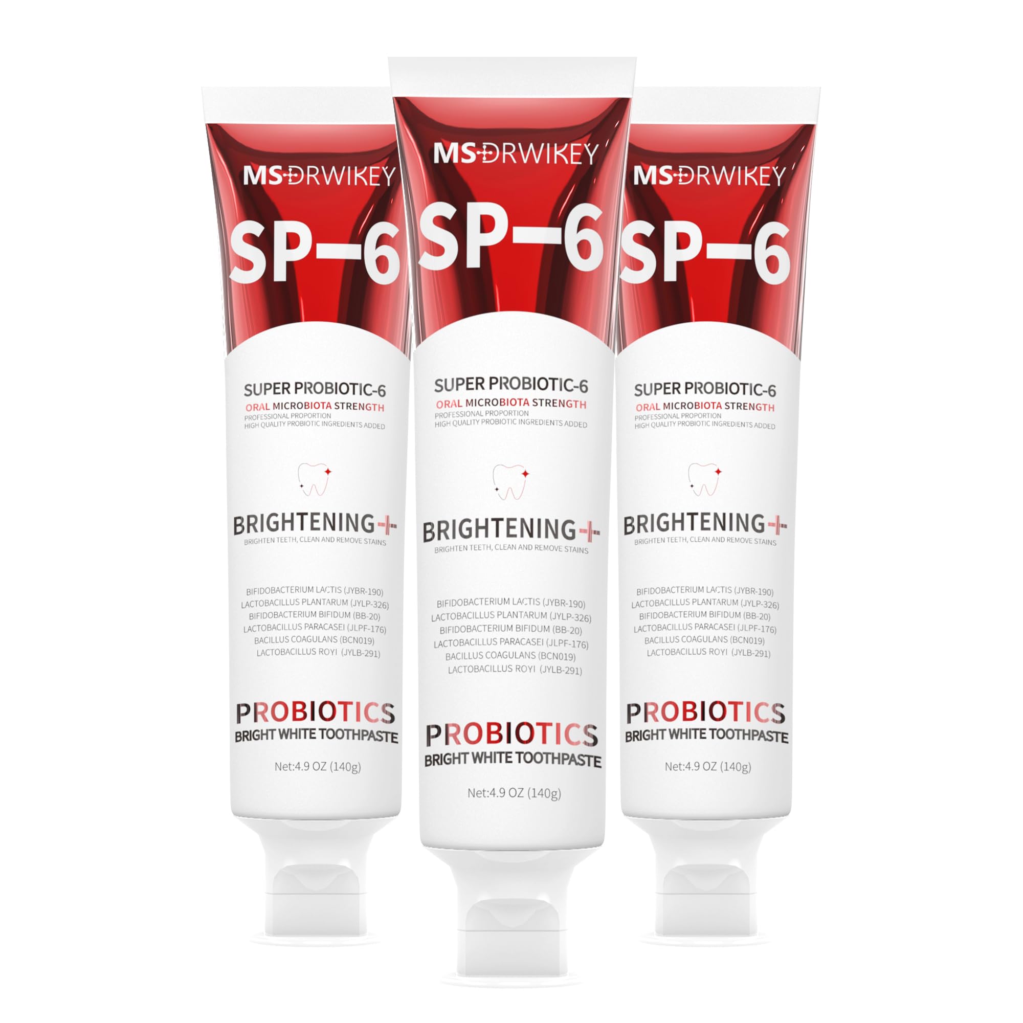 MSDRWIKEY SP-6 blanqueamiento dental con probióticos mejora la sonrisa.