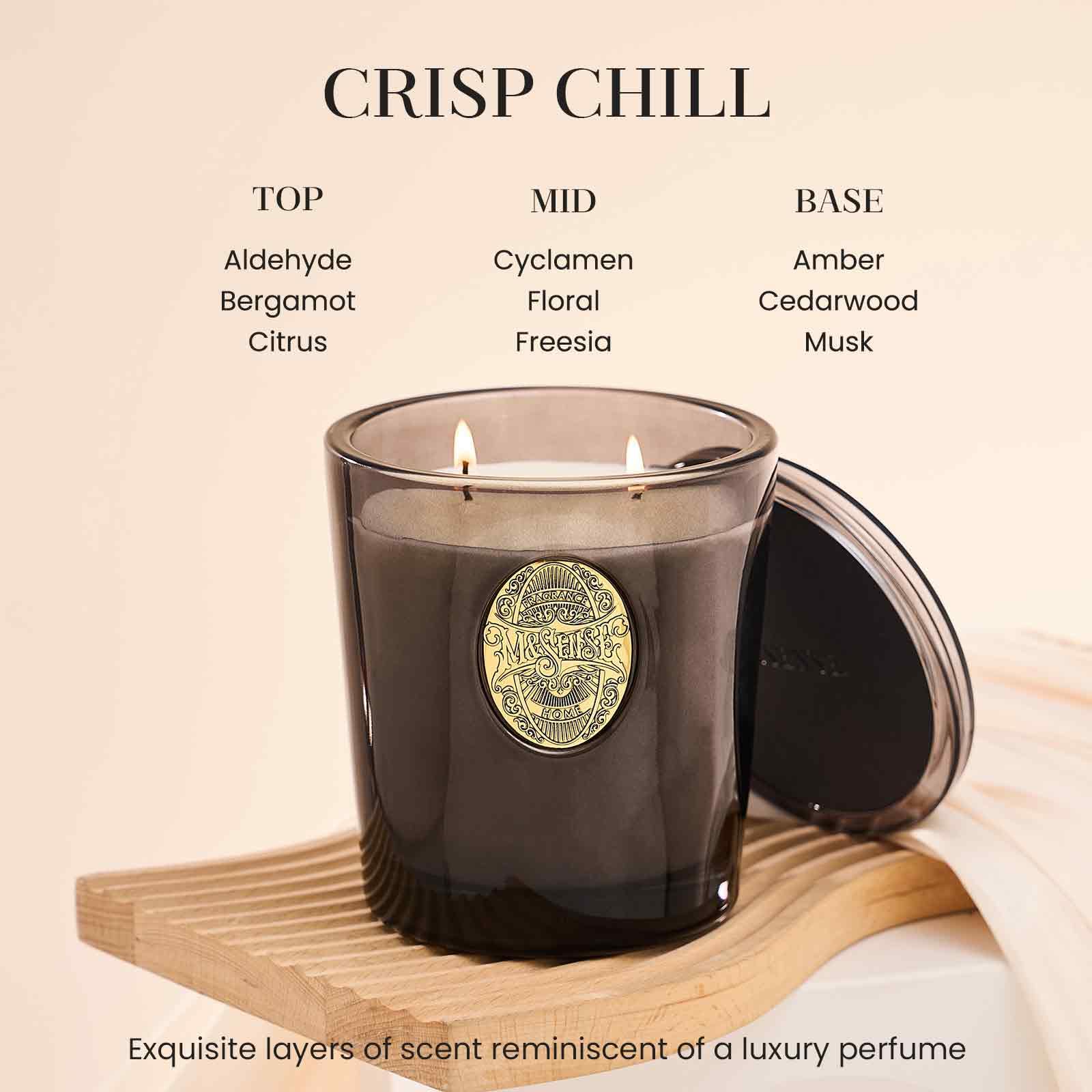 Vaso reutilizable de vela M&SENSE con diseño elegante.