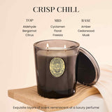 Vaso reutilizable de vela M&SENSE con diseño elegante.