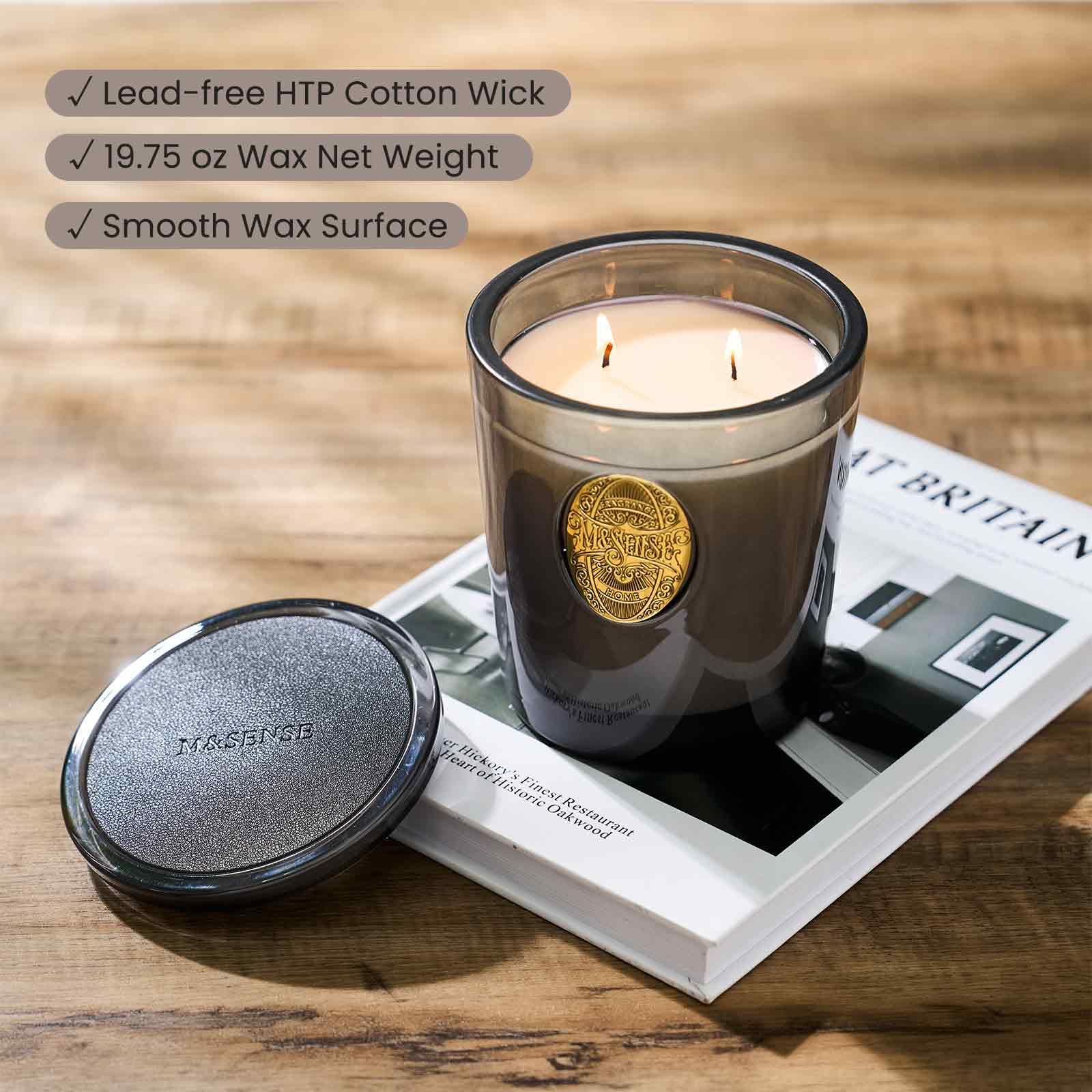 Difusión de aroma constante en habitación con vela M&SENSE.
