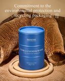 Vela M&SENSE Envase Reciclable en lata, empaque sostenible para un hogar responsable.