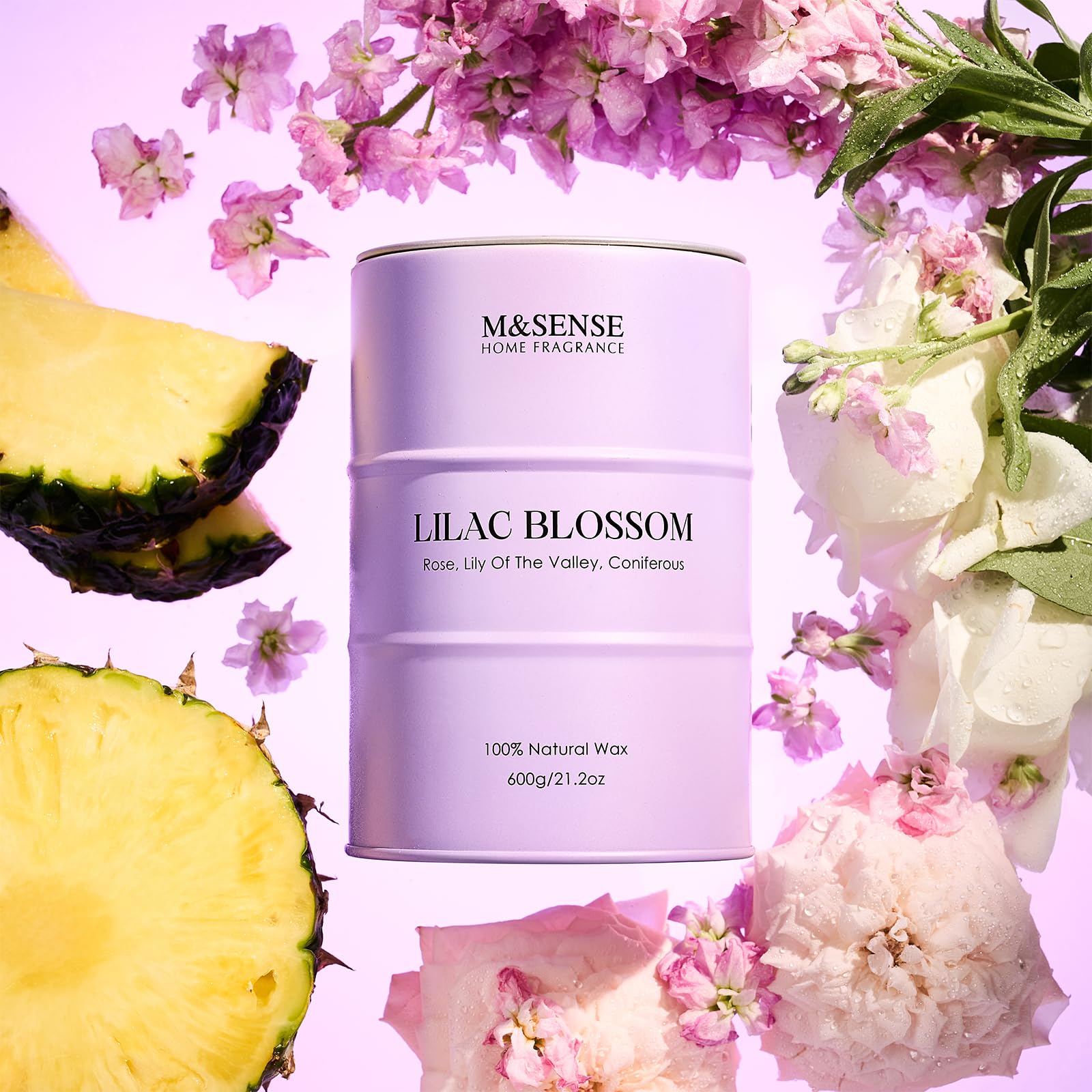 M&SENSE Lilac Blossom en caja regalo, perfecto como regalo para cualquier ocasión