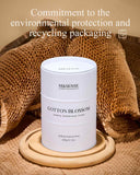 Vela M&SENSE Materiales sostenibles, packaging reciclable para un hogar consciente.