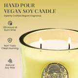 M&SENSE vaso reutilizable de vela grande como centro decorativo