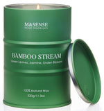 Vela M&SENSE de bambú natural para crear ambiente suave en casa