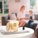 Vela M&SENSE en dormitorio u oficina para ambiente equilibrado