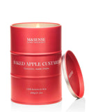 Vela M&SENSE de manzana horneada para relajación en casa