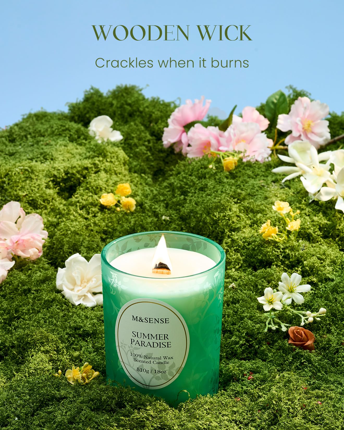 Aroma natural de aceites esenciales de M&SENSE para ambiente auténtico