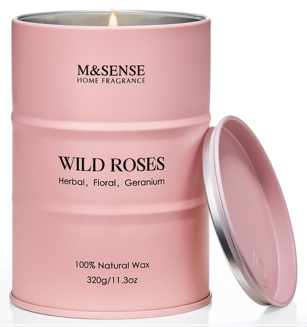 Vela M&SENSE Rosa Salvaje en caja regalo para ambientar espacios