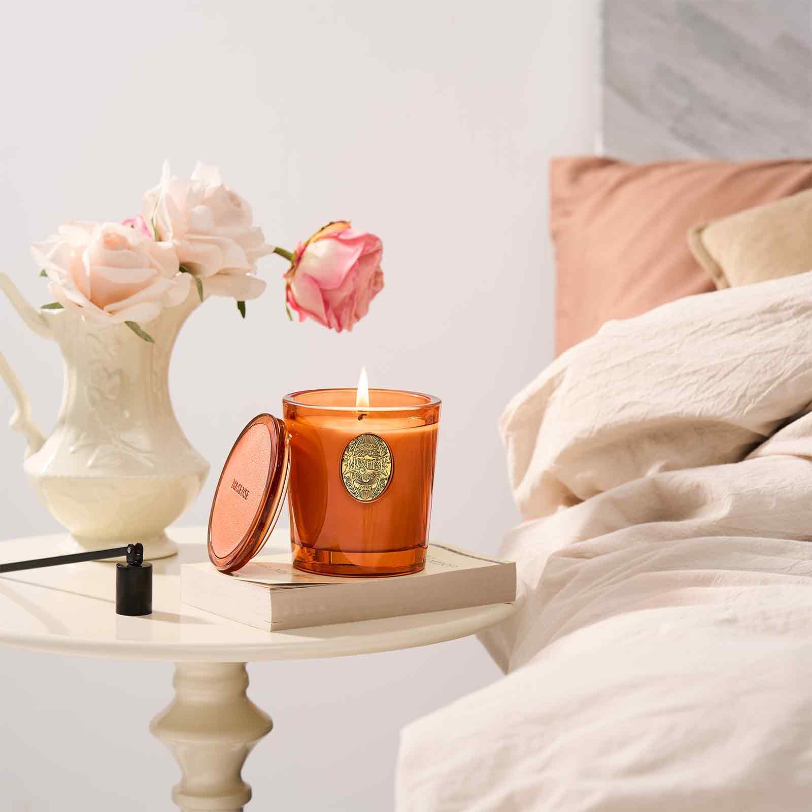 Vaso reutilizable de vela M&SENSE que realza la decoración