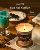 Vela M&SENSE tamaño 7oz, ideal para escritorio personal y rincones pequeños.