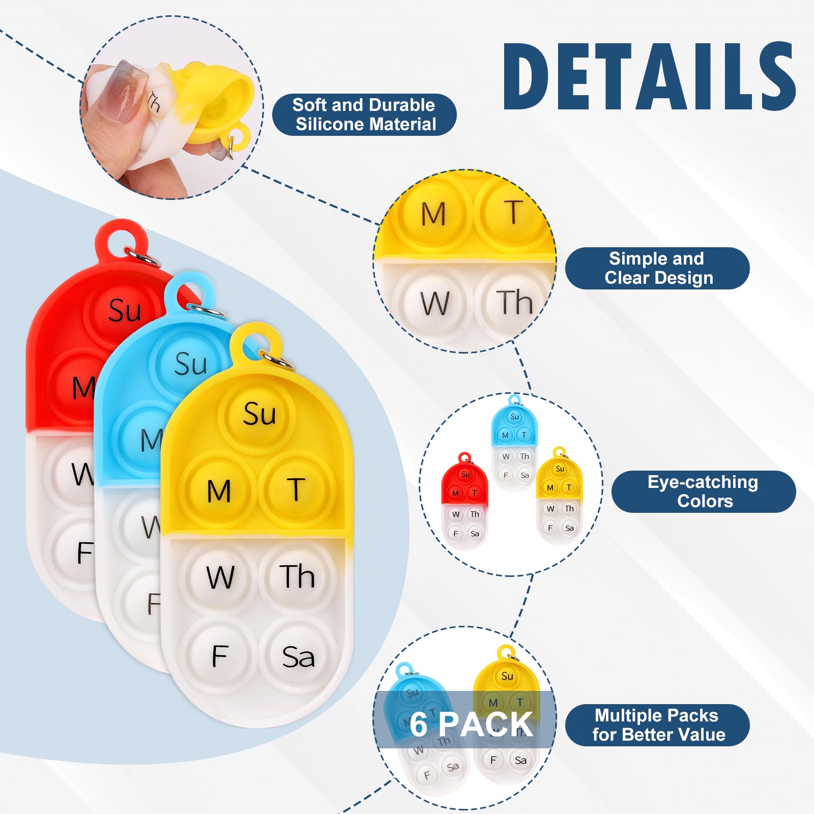 MSHUNKEJI diseño-portátil-pastillas ideal para viaje