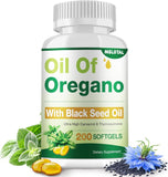 MSLOTAL Aceite de orégano con semilla negra: cápsulas para apoyo inmune.