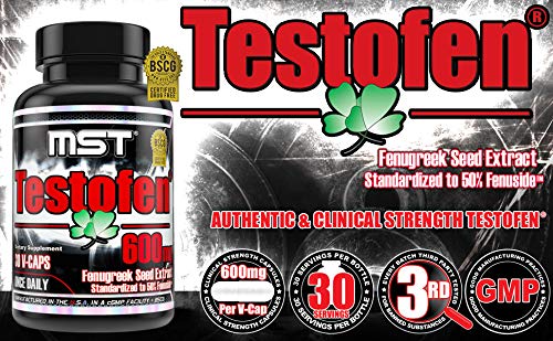 MST Testofen: fenuside al 50% para consistencia de la fórmula