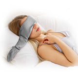 Ms.W mascarilla ocular pesada gris con gran confort para dormir
