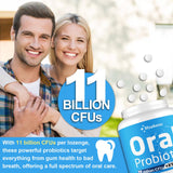 Mswkeou probióticos en lima y xilitol, sabor suave y cuidado diario.