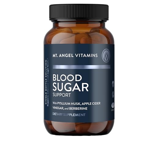 Etiqueta de Mt. Angel Vitamins que destaca los ingredientes clave