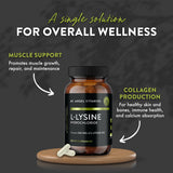 Mt. Angel Vitamins lisina 500 mg fortalece el sistema inmunitario naturalmente.