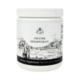 Mt. Capra Creatine con cuchara para mezclar, ideal para energía durante entrenamientos.
