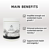 Mt. Capra Creatine con ingredientes limpios, apto para estilos de vida diversos.