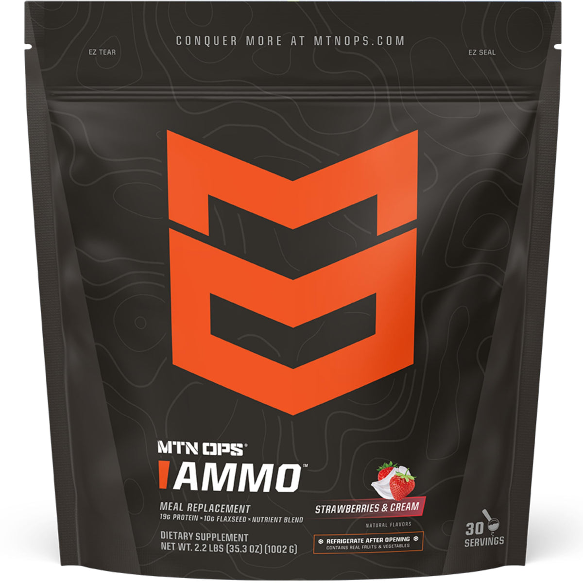 MTN OPS Ammo batido reemplazo de comida para desayunos rápidos y nutritivos