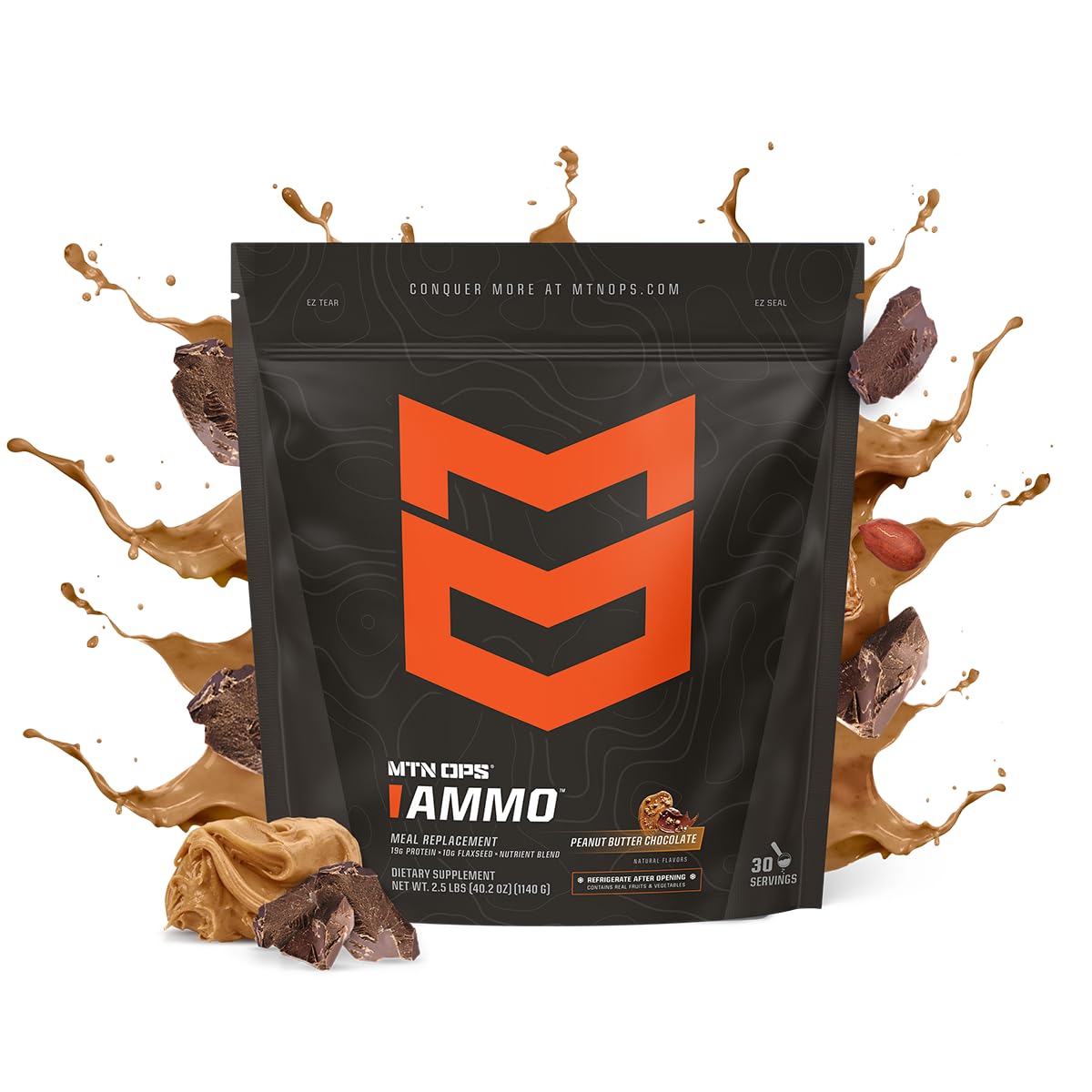 MTN OPS Ammo con linaza: aporte de 10 g de fibra saludable