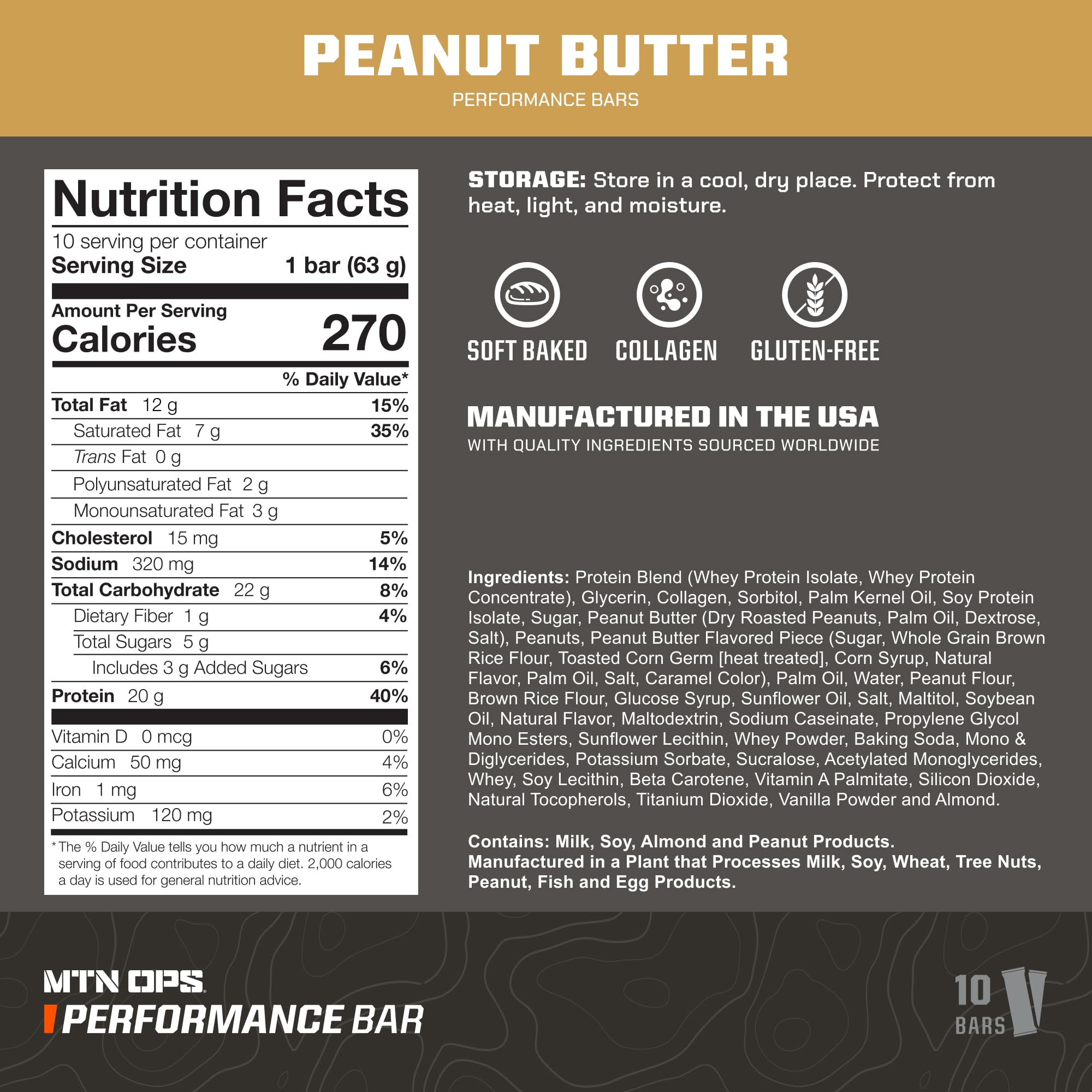 Barra MTN OPS proteína, sabor postre para satisfacer antojos sin culpa