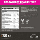 MTN OPS BCAA se disuelve en agua para una bebida sin azúcar.