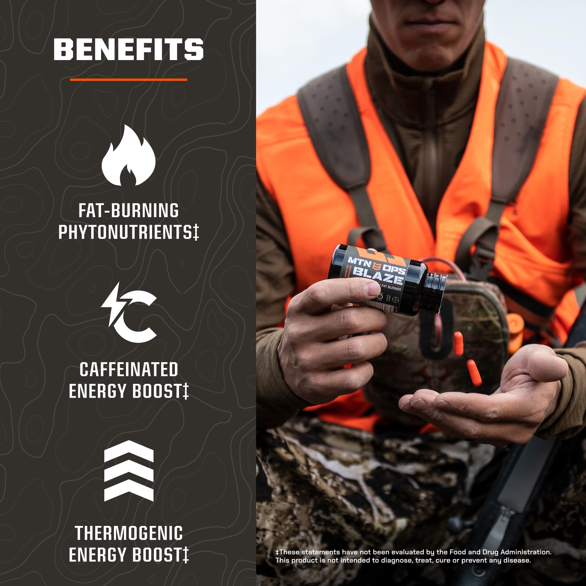 MTN OPS Blaze: cápsulas con fitonutrientes para apoyo metabólico diario