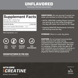 MTN OPS Creatina micronizada: cuchara dispensadora para medición rápida.