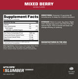 MTN OPS gomitas sabor bayas mixtas – primer plano de sabor agradable para la noche