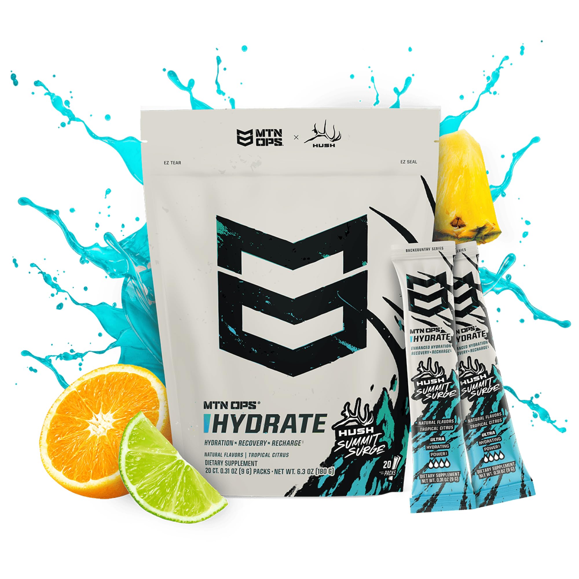 MTN OPS Hydrate bebida de electrolitos para reponer sales tras ejercicios